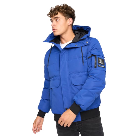 Crosshatch Heren Milwaka Bomber Jacket (Blauw) - Image 3