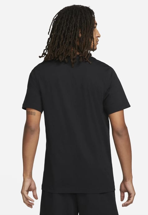 Nike Sportswear hybride T-shirt voor heren in zwart - Image 2