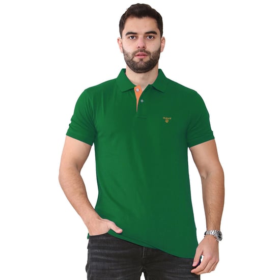 Gant | Mens Contrast Collar Polo Shirts - Image 2