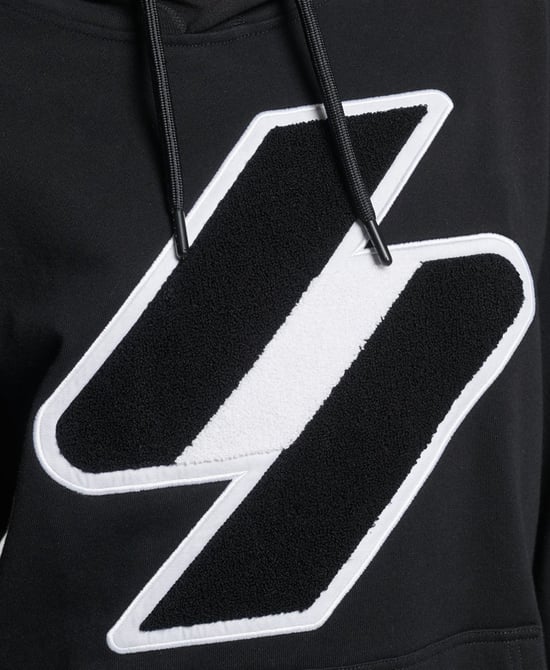 Superdry Code Logo Chenille Oversized Hoodie - Image 4