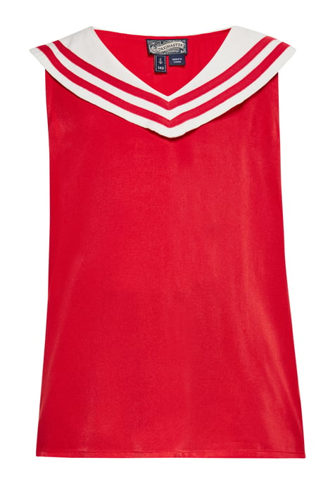 Dreimaster Blouse red - Image 1