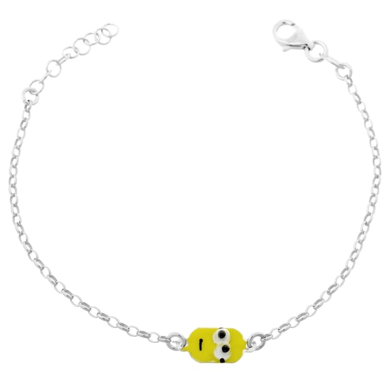 Orphelia 'Minion' Kinderset van 925 Sterling Zilver: Ketting-Hanger + Armband - Zilver SET-7135 - Image 3