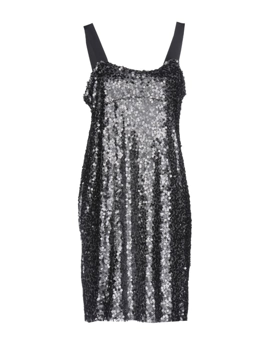 Twinset Grey Sequin Slip Dress