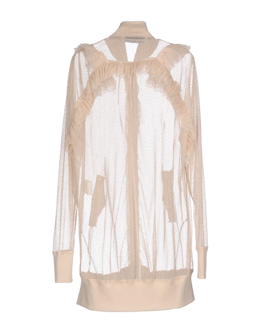 Veronique Branquinho Ivory Cotton Tulle Bomber Jacket