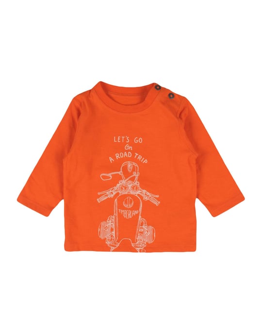 TOPWEAR Timberland Orange Boy Cotton