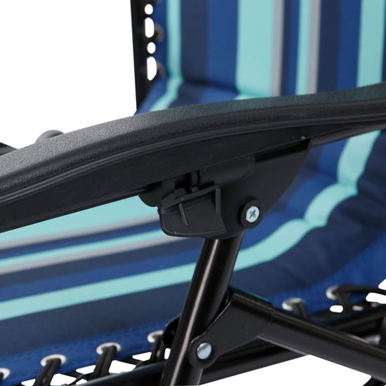 Trespass Glentilt Reclining Garden Chair/Recliner (Blue Stripe)