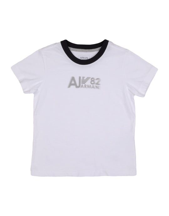 TOPWEAR Armani Junior White Boy Cotton