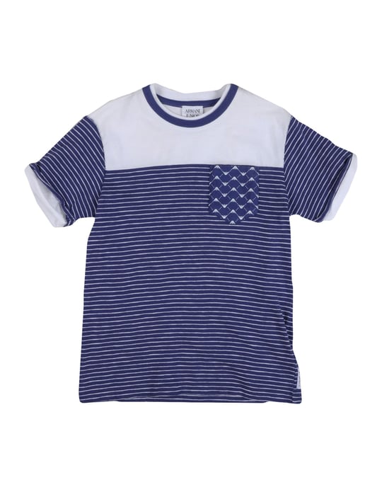 TOPWEAR Armani Junior Blue Boy Cotton