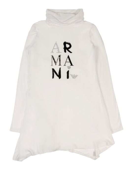 TOPWEAR Armani Junior Steel grey Girl Viscose