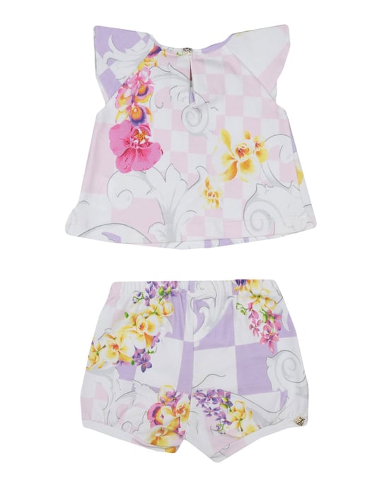 Versace Young Ivory Girl Cotton Set