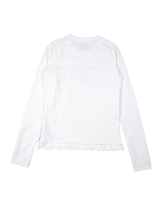 TOPWEAR Armani Junior White Girl Cotton