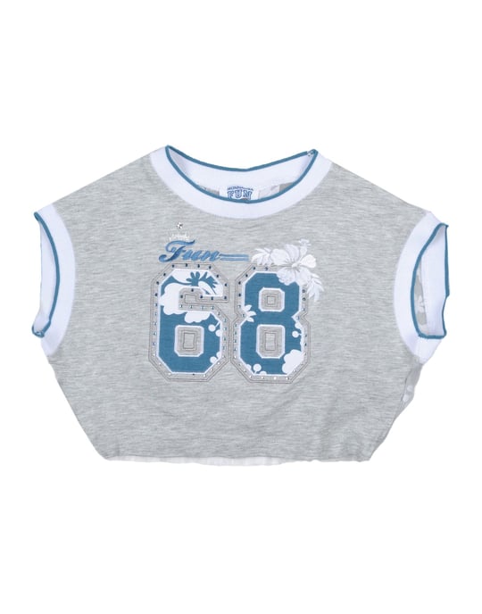 TOPWEAR Monnalisa Grey Girl Modal