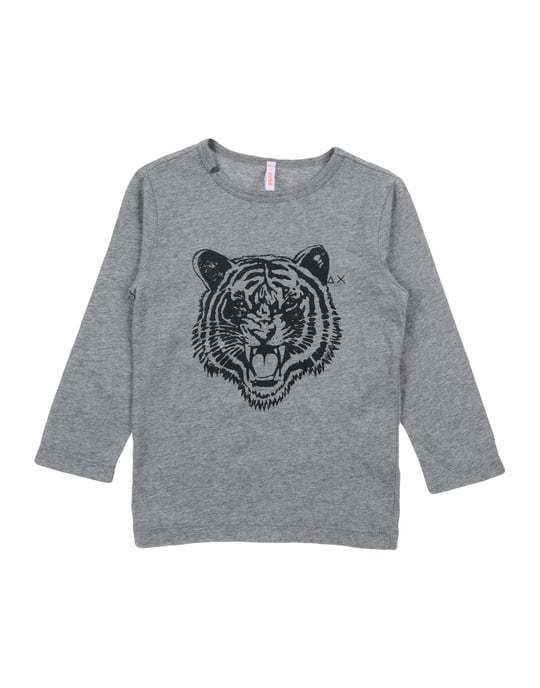 TOPWEAR Sun 68 Grey Girl Cotton