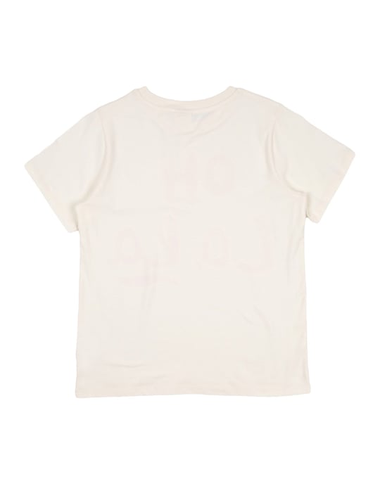 Mini Rodini Ivory Unisex Cotton Top
