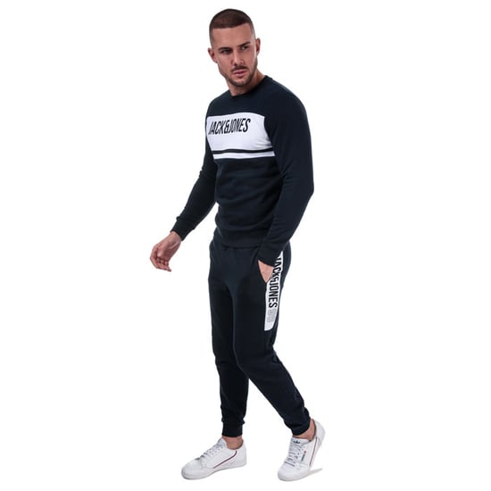 Men's Jack Jones Bonds Comfort Fit Tracksuit in Navy