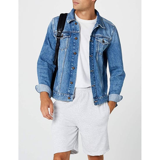 Fruit Of The Loom Mens Lightweight Casual Fleece Shorts (240 GSM) (Heather Grey)