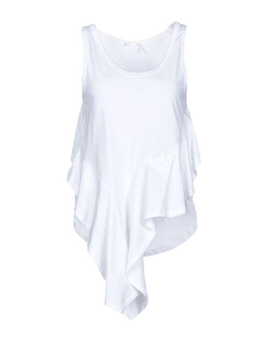 Chloé White Cotton Vest Top