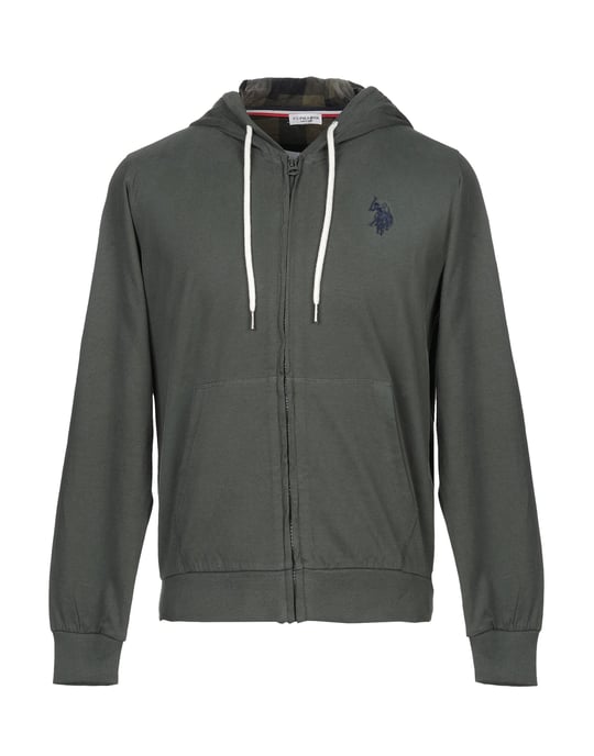 TOPWEAR U.S.Polo Assn. Military green Man Cotton