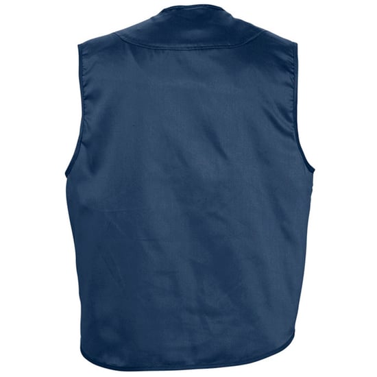 SOLS Wild Unisex Full Zip Waistcoat Bodywarmer Jacket (Marine) - Image 2