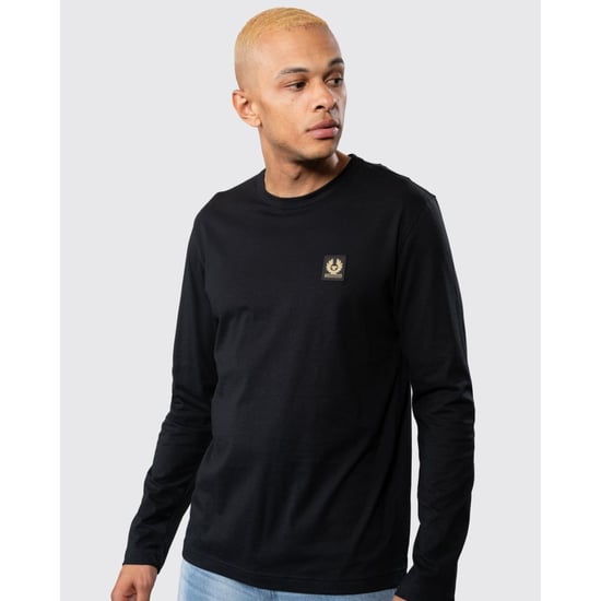 Belstaff Long Sleeved Logo Patch T-Shirt - Image 4
