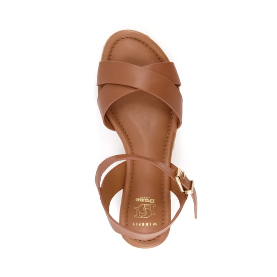 Dune Ladies WF LINNIE Wide Fit Woven Flatform Sandals - Image 4