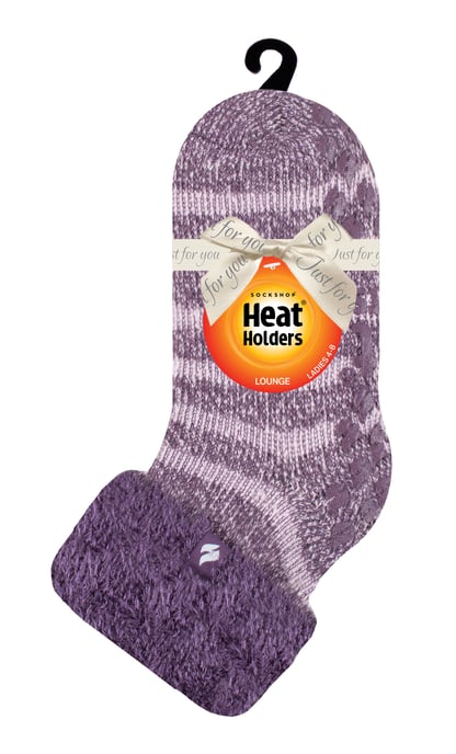 Värmehållare - Halksockor med låg skärning och fluffiga tofflor för damer - Image 2