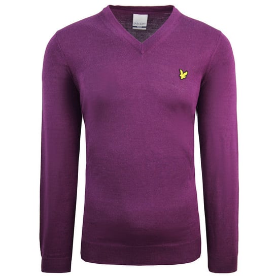 Lyle & Scott Golf Mens Purple Sweater - Image 1