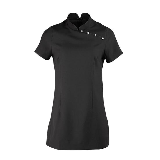 Premier Womens/Ladies Mika Short-Sleeved Tunic (Black) - Image 1