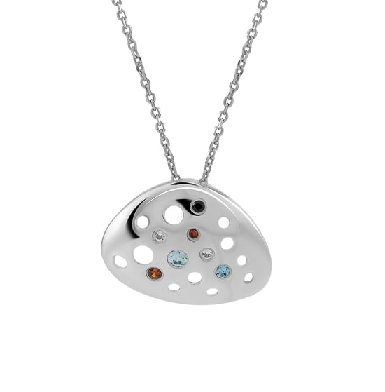 Orphelia Women's 925 Sterling Silver Pendant with Chain - Silver ZH-4480 - Image 1