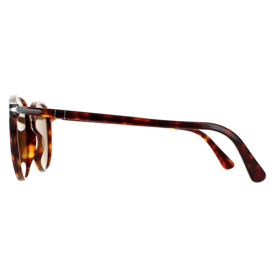 Persol Oval Herr Havana Bruna Polariserade Solglasögon - Image 3