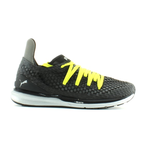 Puma Ignite Limitless Netfit Black Textile Mens Slip On Trainers 189986 01