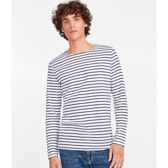 SOLS Heren Marine T-Shirt met lange mouwen (Wit/Zwaar) - Image 2
