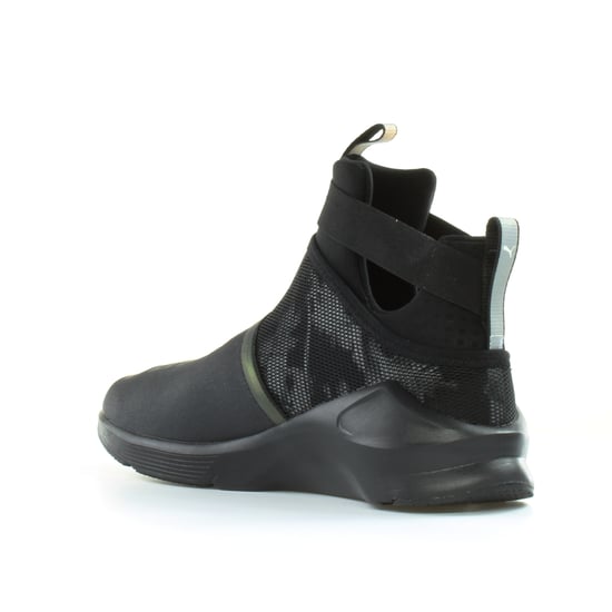 Puma Fierce Strap Swan Black Textile Womens Slip On Trainers 189461 01