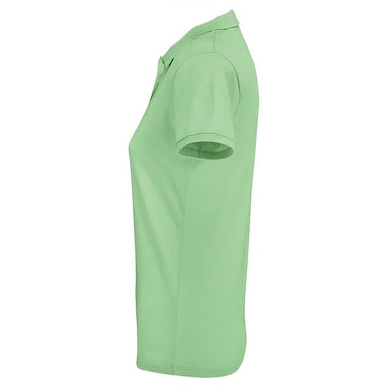 SOLS Womens/Ladies Planet Organic Polo Shirt (Frozen Green) - Image 3