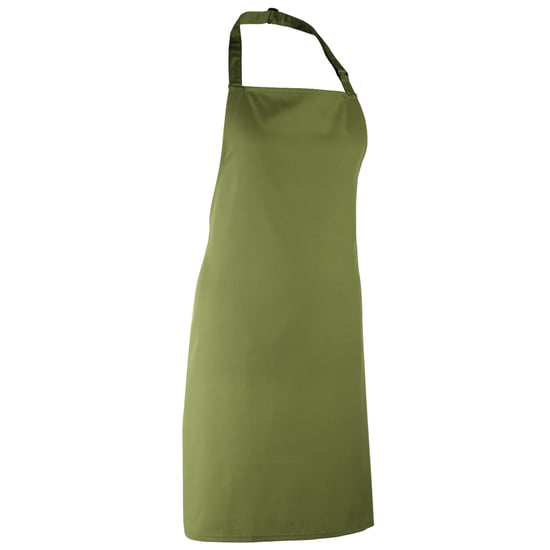 Premier Colours Bib Apron (Pack of 2) (Oasis Green)