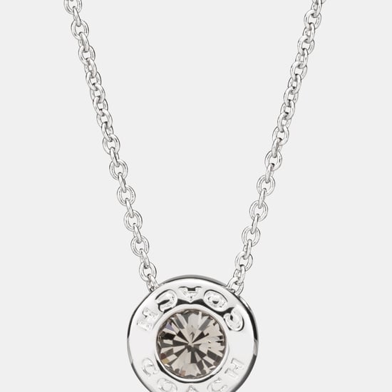 Open Circle Stone Necklace
