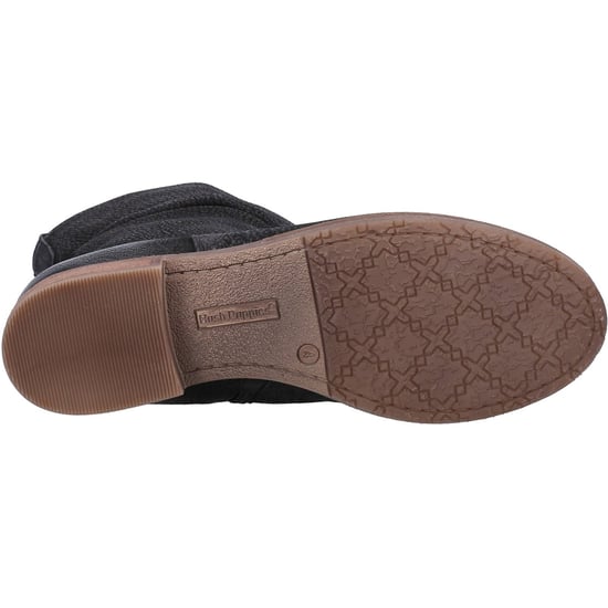 Hush Puppies Emilia Läder Dam Svarta Kängor - Image 3