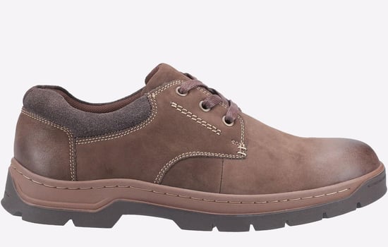 Cotswold Thickwood Nubuckleren Heren Bruine Veterschoenen - Image 1