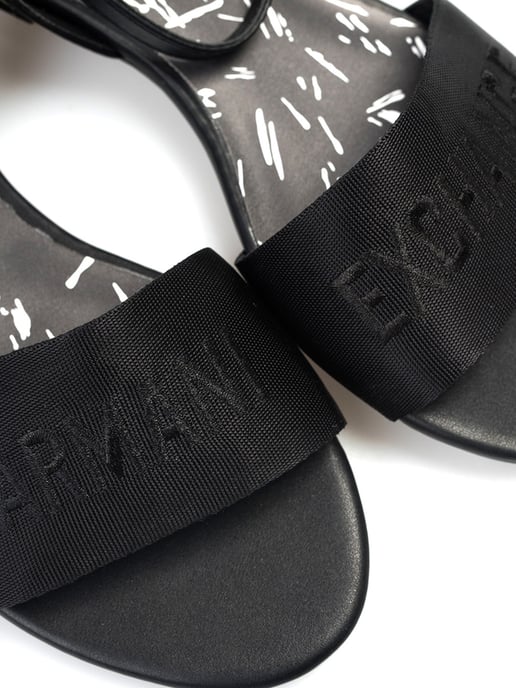 Armani Exchange Sandals Woman's Black - Image 4