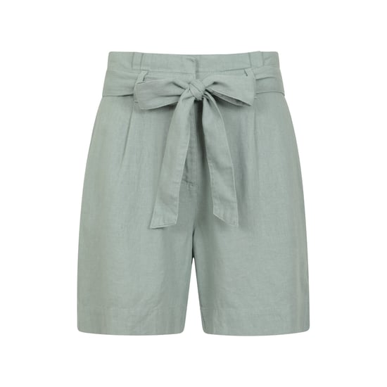 Mountain Warehouse Dames/Dames Oatley Linnen Blend Korte Broek (Kaki Groen) - Image 1