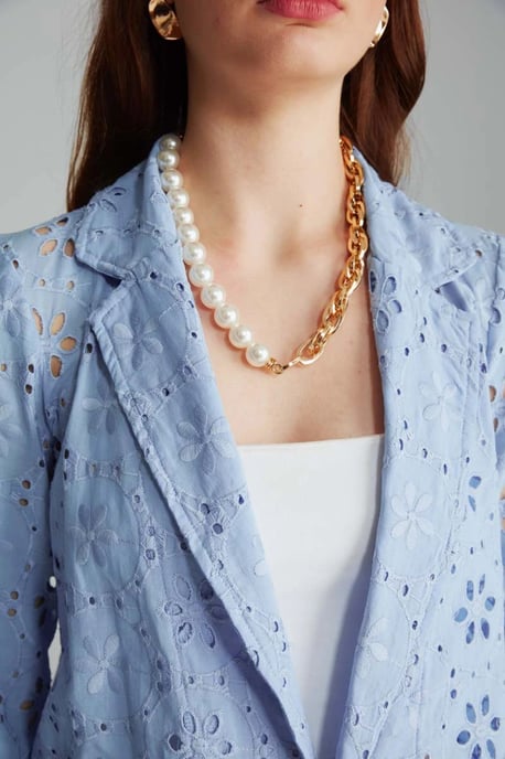 Embroidered Blazer - Image 3