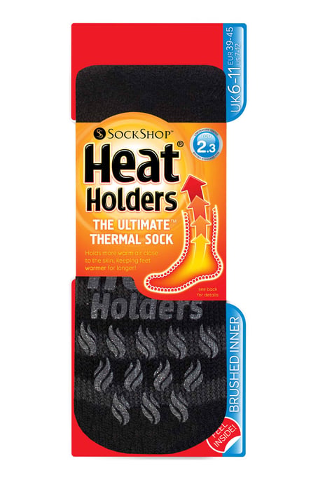Heat Holders - Mens Thermal Slipper Socks - Image 2