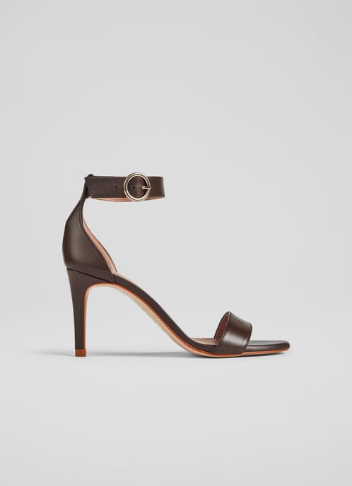 LK Bennett Ivy Formal Sandals, Dark Chocolate
