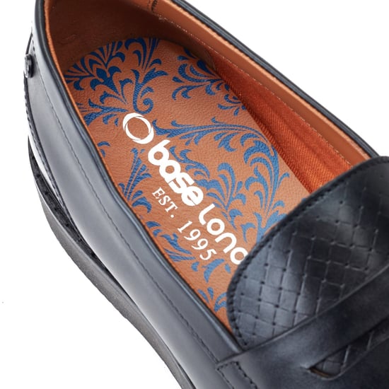 Base London Sid Leren Herenpantoffels Zwart - Image 6