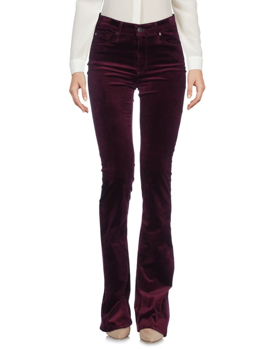 Ag Jeans Deep Purple Velvet Trousers
