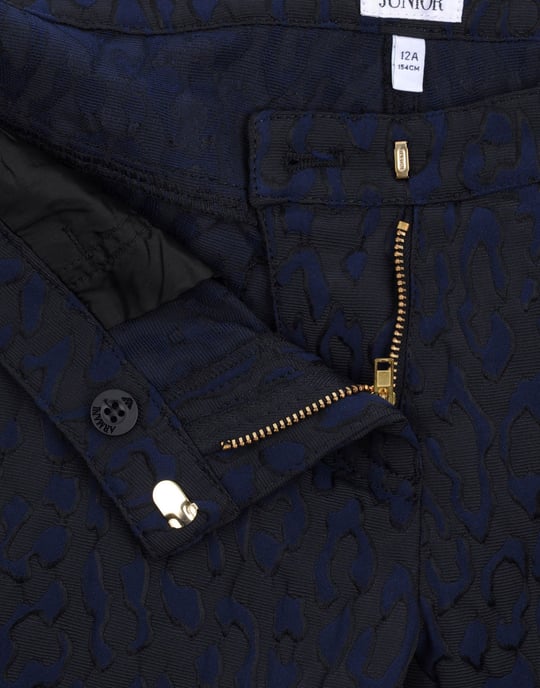 TROUSERS Armani Junior Dark blue Girl Polyester