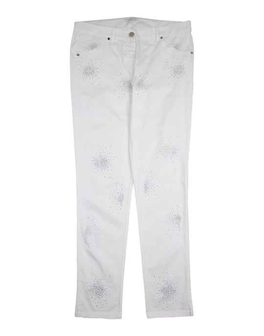 TROUSERS Miss Grant White Girl Cotton