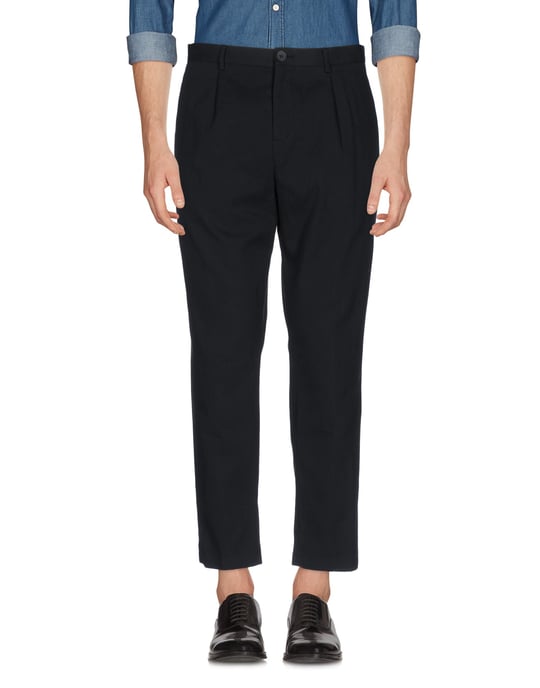 Selected Homme Black Cotton Trousers