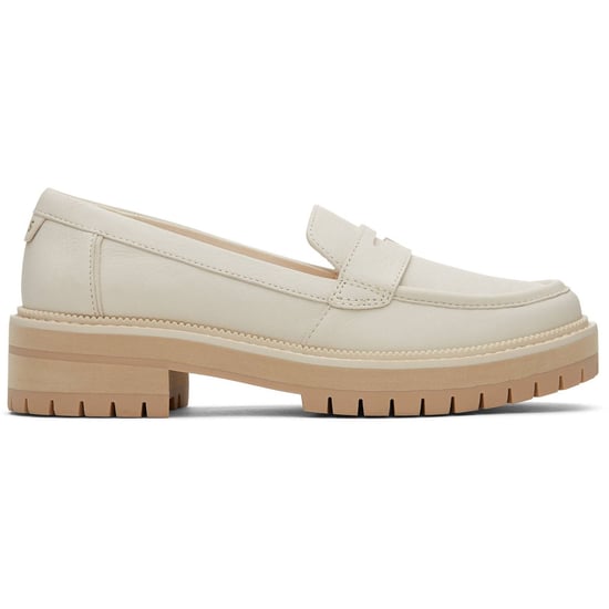 TOMS Cara Leather Women's Light Sand Loafers - Image 4