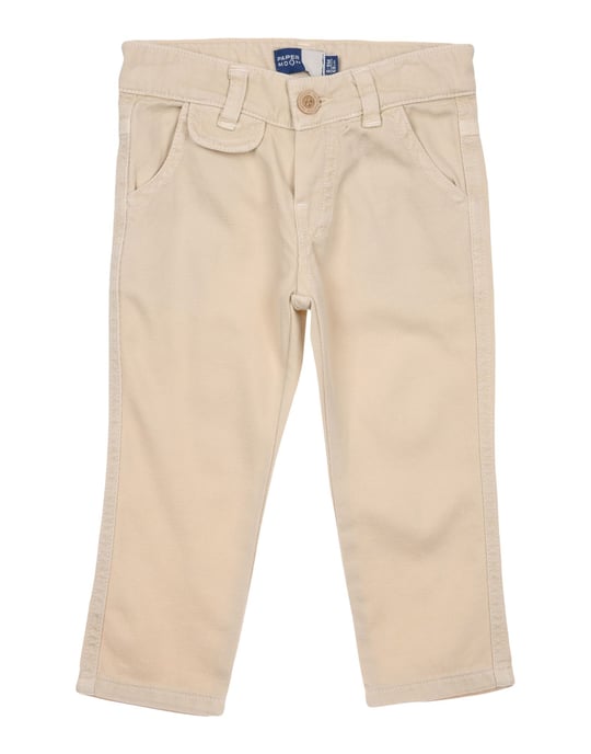 TROUSERS Papermoon Beige Boy Cotton